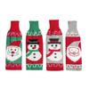 DIY Wine Bottle Gift Bag Cute Christmas Day Dust Cover Easy Use Knit Wine Bottle Cover  Restaurant