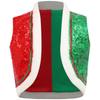 Boys Girls Circus Dance Waistcoat Kids Sleeveless Santa Elf Vest for Christmas Halloween Performance