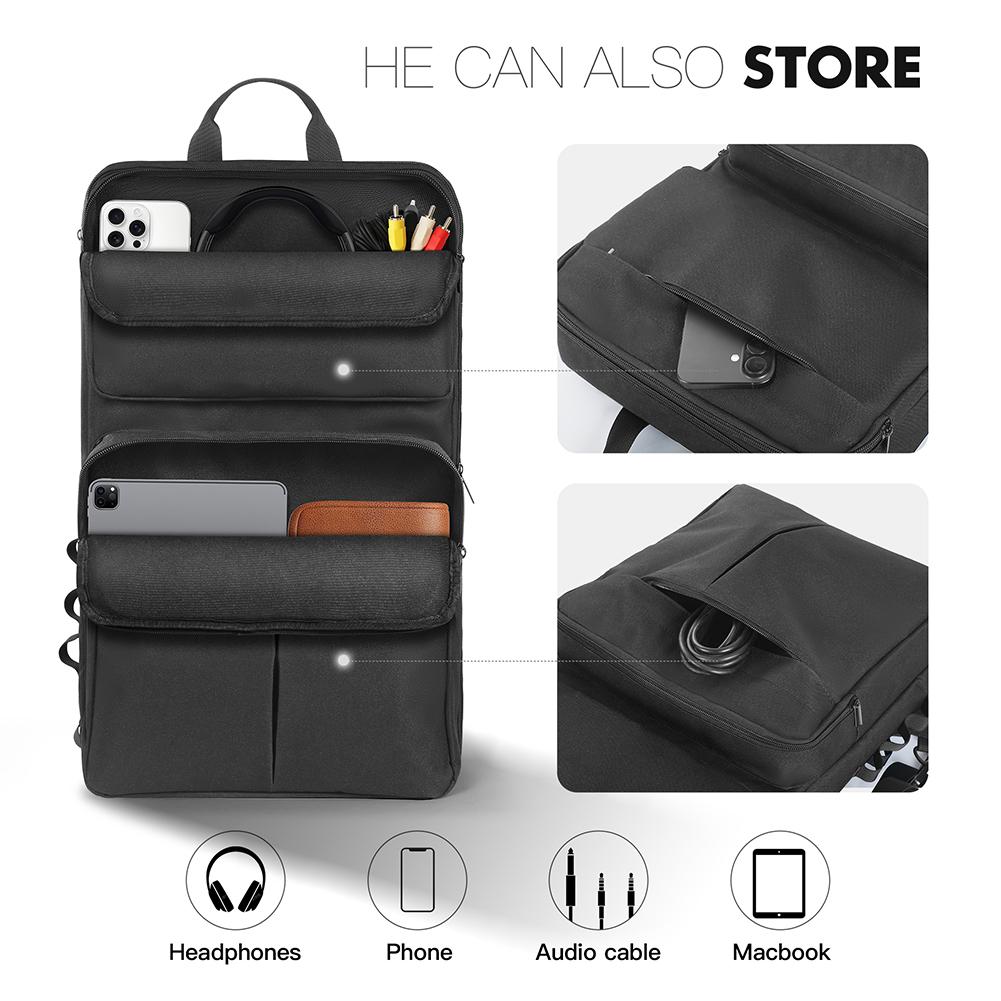 Portable Storage Bag for Roland DJ-202 DJ Controller Protective Case Anti-scratch Travel Backpack for Pioneer DDJ-400 DDJ-FLX4