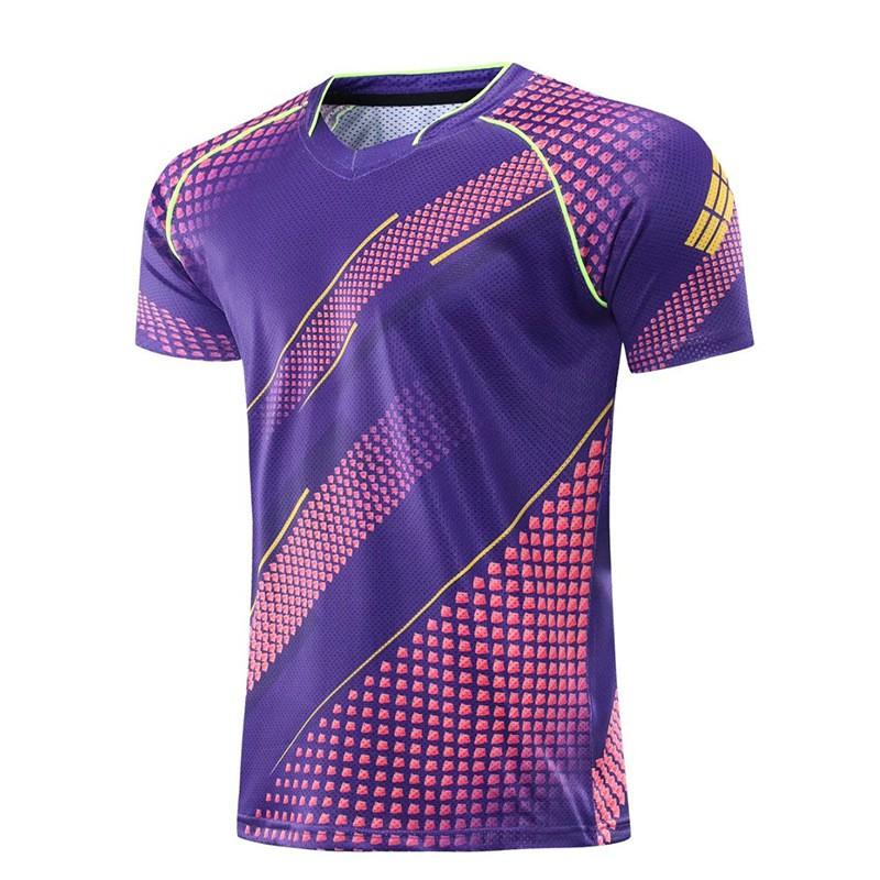 Mens Kids Badminton Sport Set Short Sleeve Shirt Shorts Custom Print Training Competition Wear