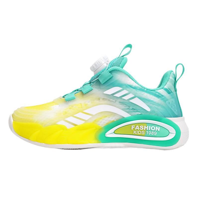 Boys' Shoes Children's Spring and Autumn Breathable Mesh Sneakers Medium and Older Children Girls Soft-soled Non-slip Basketball Shoes Lightweight