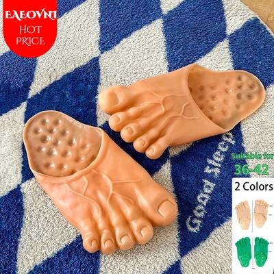 Fashion Man Women Funny Slippers Footwear Shoes For Men Sandals Male House Shoes Beach Slippers Slippers Bigfoot Amazing Sandals