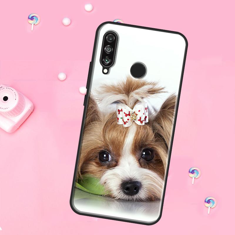 Mini Yorkshire Terrier For Huawei Nova 12i 7i 8i 11i 12s Y73 Y70 Y90 Y60 Y72 Y61 Y91 9 10 SE P30 Pro P40 Lite Case