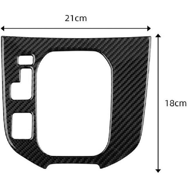 Car Center Console Gear Shift Panel Cover Trim Interior Accessories Fit for Mazda CX9 CX-9 2016 2017 2018 2019 2020 2021 2022 (Carbon Fiber Black)