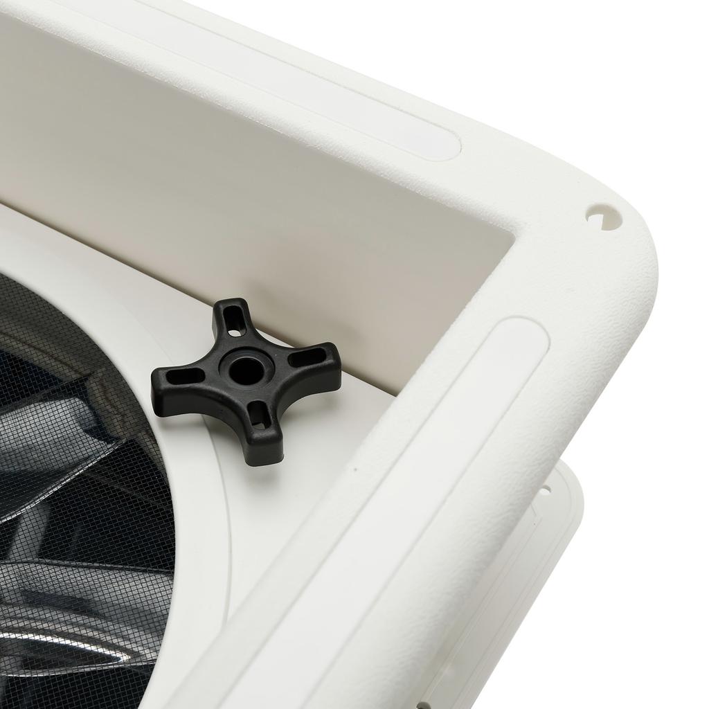 14" Wohnmobil Wohnwagen Dachluke 3-Gang Motor Wohnmobil Ventilator 12V Dachfenster mit LED-Licht