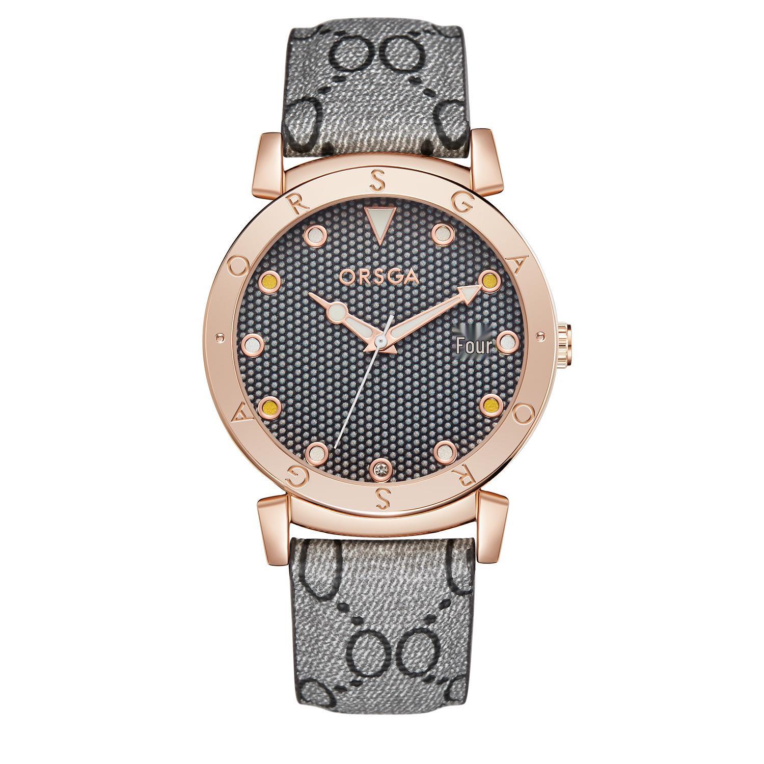 

Oushijia Женские светящиеся водонепроницаемые кварцевые стальные часы