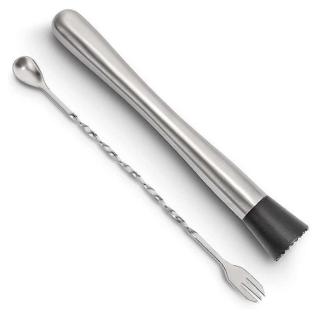 Bartending Lemon Bartending Stick Crushed Ice Hammer Cocktail Crushed Stick Bar Wine Set Stainless Steel Pounding Popsicle Set