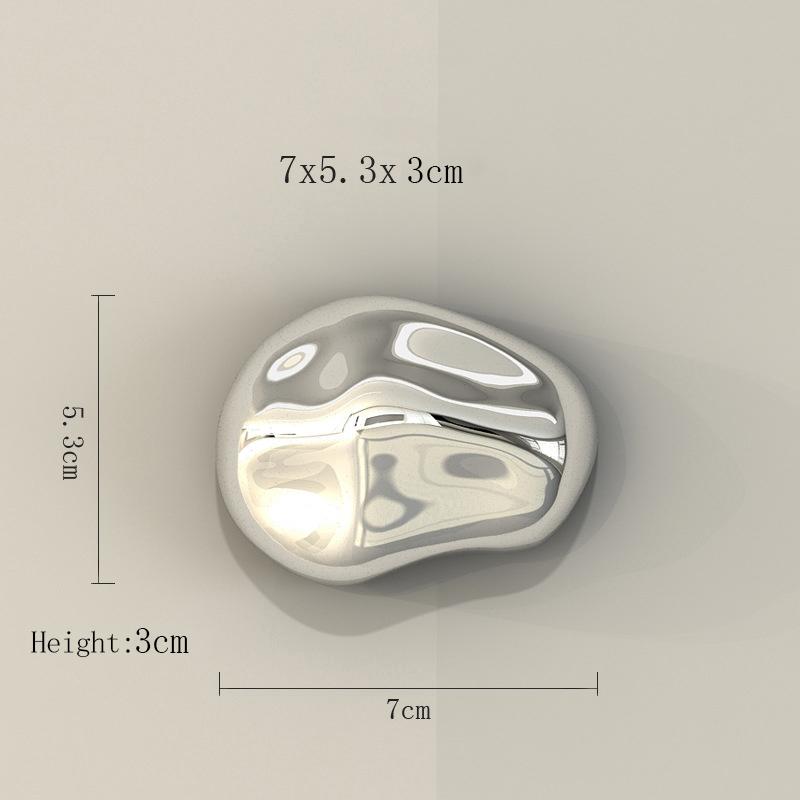 Wohnzimmer Wandanhänger Hintergrunddisplay Stereo Stein Wandbehang Galvanisieren Simulationsstein Anhänger Wanddekoration