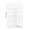 Scaffale Angolare Piccolo a 3 Piani per Bagno Camera da Letto, Supporto per Piante, Pannello in Schiuma di PVC, Montaggio Semplice, Scaffale Angolare Salvaspazio Camera da Letto   18