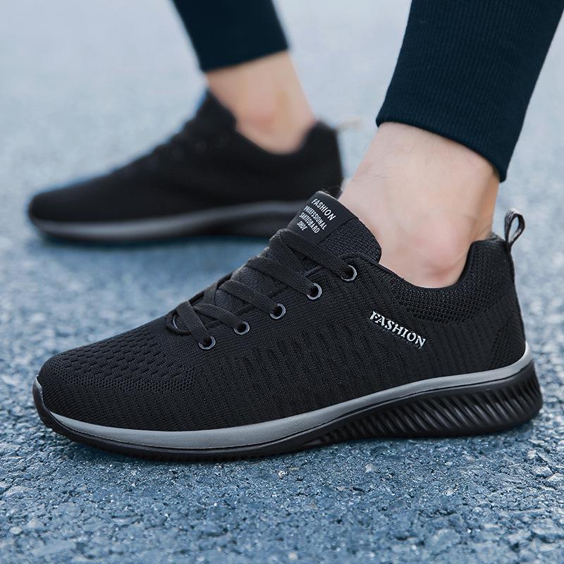 Fashion Light Men Sneakers Mesh Breathable Casual Shoes for Men Summer Sport Shoes for Running 39-47 Plus Size Walking Footwear