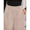 Women Casual Solid Straight Wide Leg High Waist Long Pants