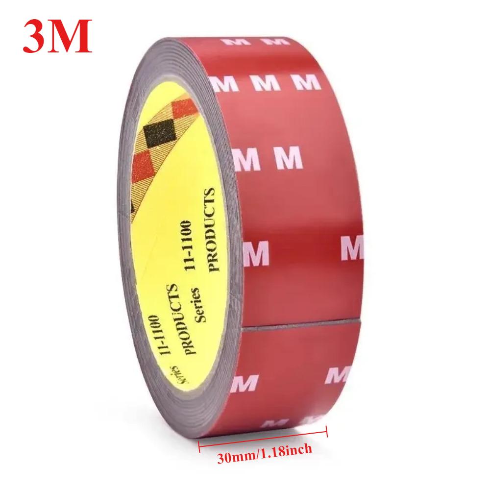 

3M Automotive Adhesive Tape Double Sided Strong High Viscosity for Car Parts High Temp Resistant Fixing Mounting Patch Tape