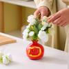 Creative Pomegranate Flower Ware Ceramics Hydroponics Hydroponic Pothos Plant Flower Pot Ornaments Room Desk Vase Home Ornaments