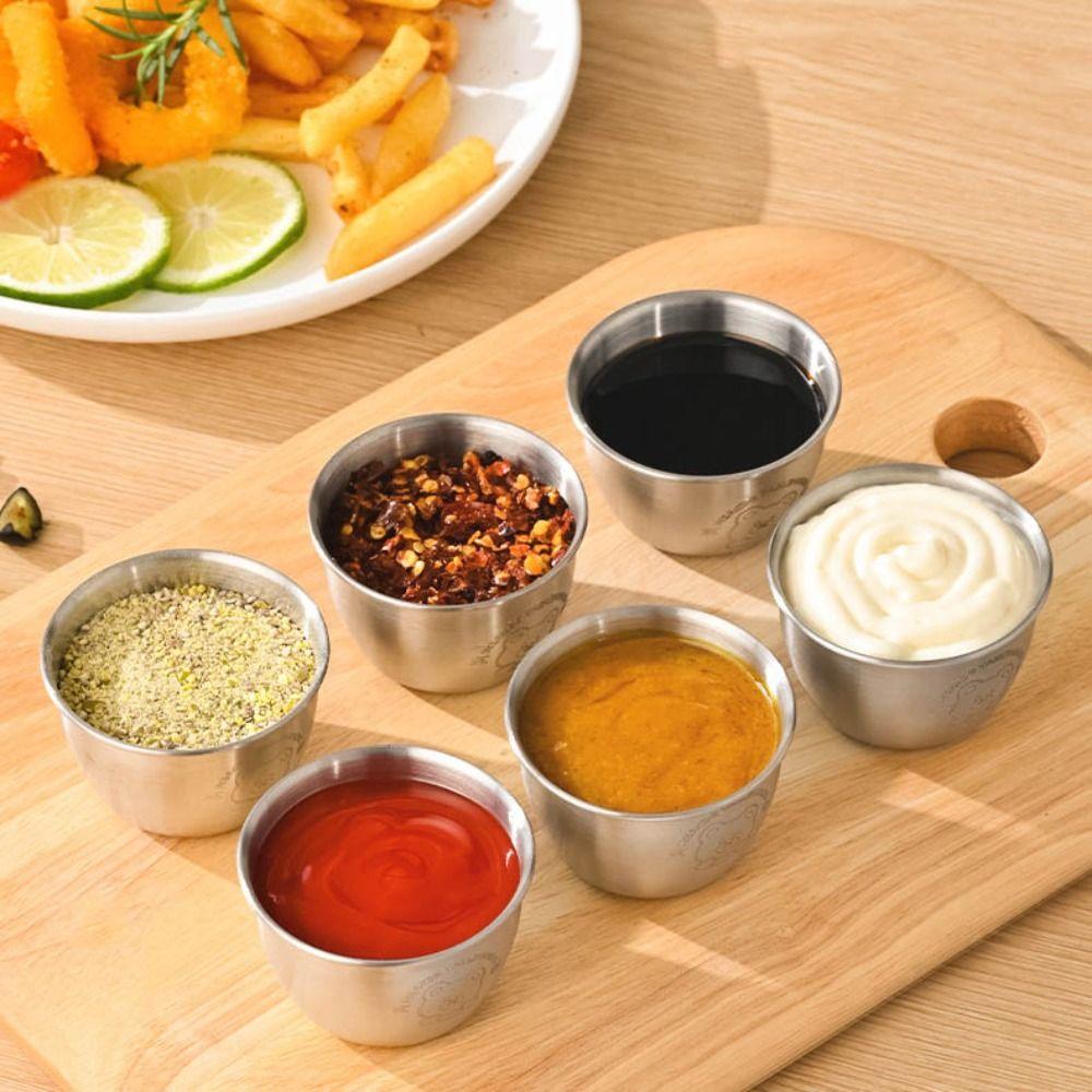 Bear Sauce Cup with Sealed Lid Small Storage Box Quality Condiment Containers