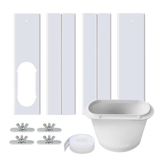 Stable Portable Eco Friendly White Window Air Conditioner Vent Kit For Garage At Affordable S Free Real Reviews With Photos Joom White Window Air Conditioner Vent Kit, Sliding Door Ac Vent Kit