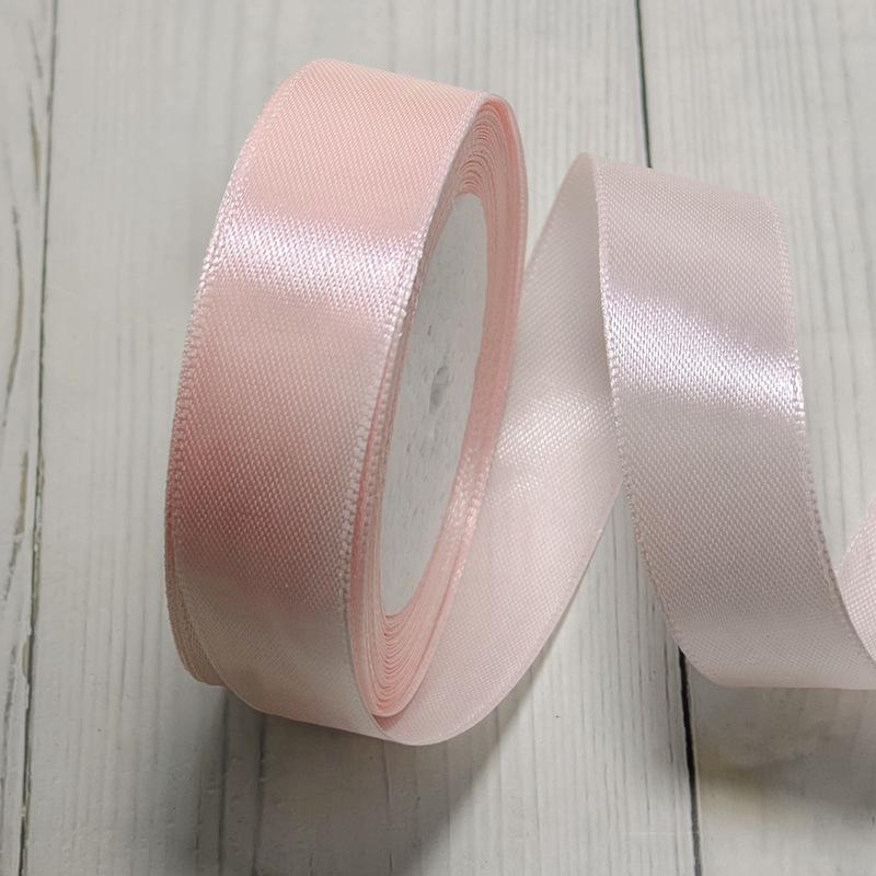 2.5cm Polyester Satin Ribbon for Gift Box and Hair Accessories