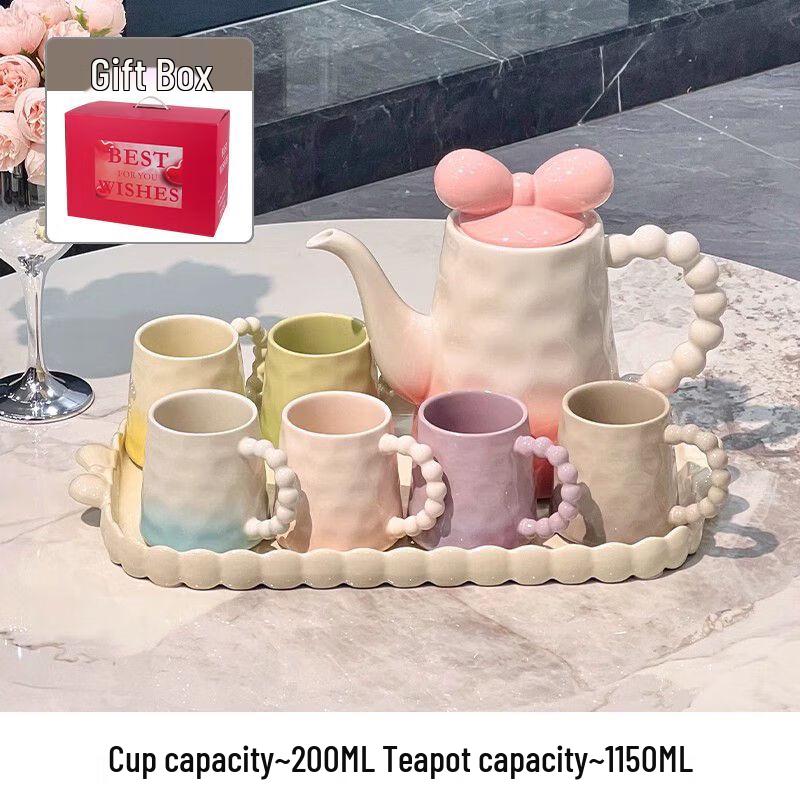 TXRMDX Cream Style Ceramic Drinking Set