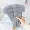 Winter Women's Wool Touch Screen Outdoor Sports Shopping Cycling Daily Use Warm  Gloves
