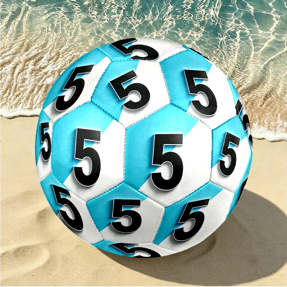 1pc Size 5 Number Five Soccer Ball, Professional Match/Training Ball, Suitable for Indoor and Outdoor Sports Games. Y62796