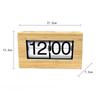 Retro Wooden Desk Clocks Mechanical Minimalist Silent Luxury Mini Flip Clock Aesthetic Nordic Wall Clock Design Unique Table Clocks Decoration