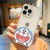 Anime Cute D-Doraemon-S Phone Case For IPhone 17 16 15 12 11 Pro Max 14 Plus 13 Mini Clear Cover Soft Funda