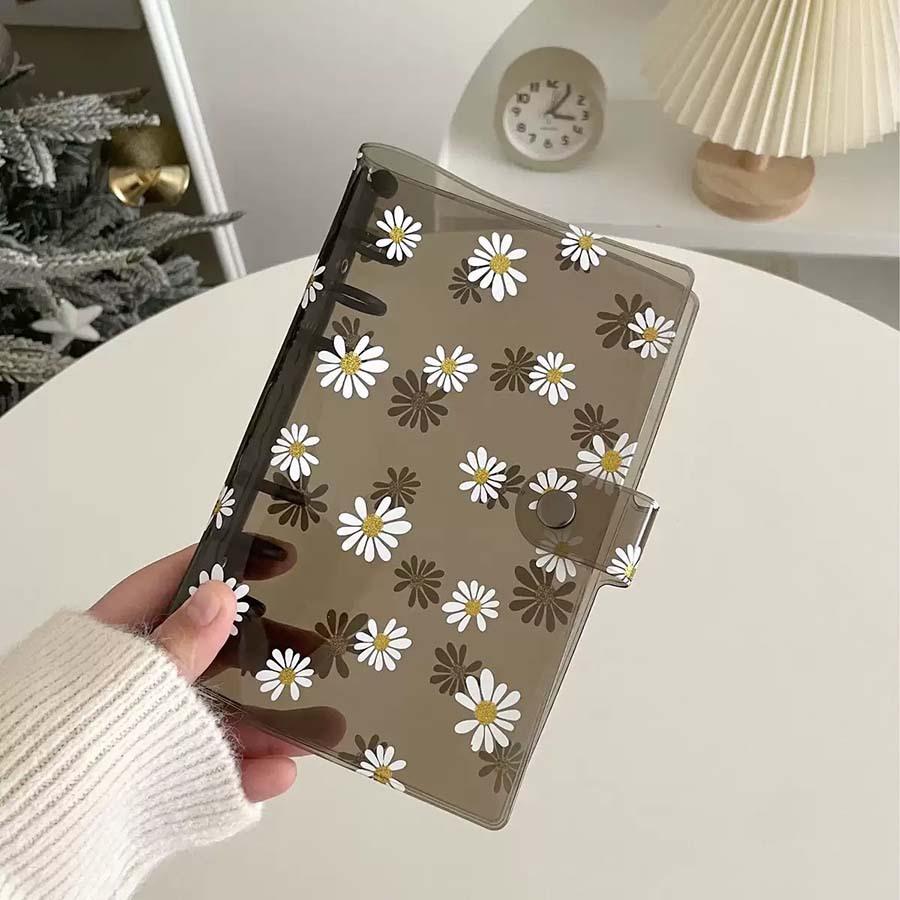 A5 A6 Daisy Binder Photo Card Collection Book Postcard Organizer Diary Notebook School Stationery