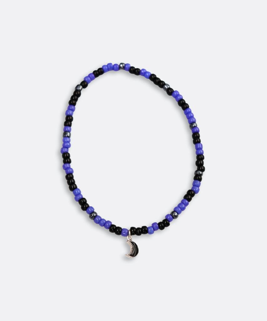 Bonbeau Silver Epoxy Moon Charm Beads Bracelet Silver Epoxy Moon Charm Color Mix Beads Bracelet