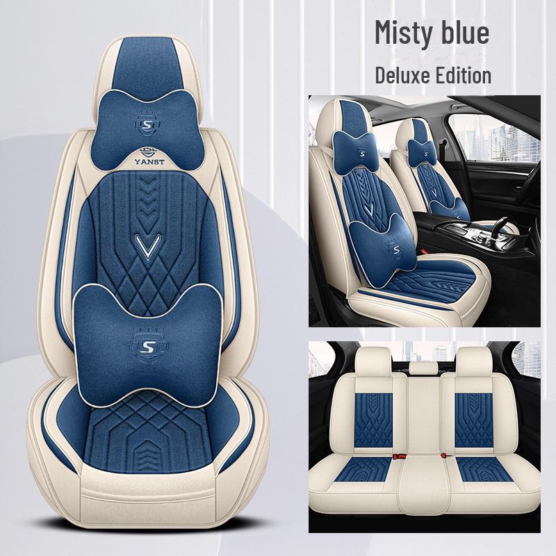 Neuer Stil Four Seasons Universal-Autositzkissenbezug aus Leinen