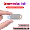 Car Solar LED Mini Warning Light Night Ride for Motorcycle Electric Vehicle Tail Light Anti-rear Strobe Warning Light