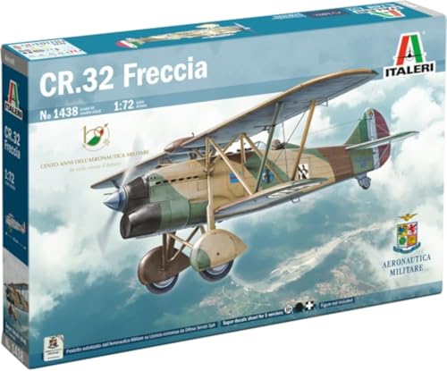 Platz Italeri 1/72 Scale Spanish Civil War Italian CR.32 Freccia Plastic Model Kit IT1438 (Airplane)