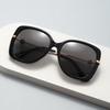 Fashion big frame new sunglasses ins European and American retro sunglasses, model catwalk street shot sunglasses woman