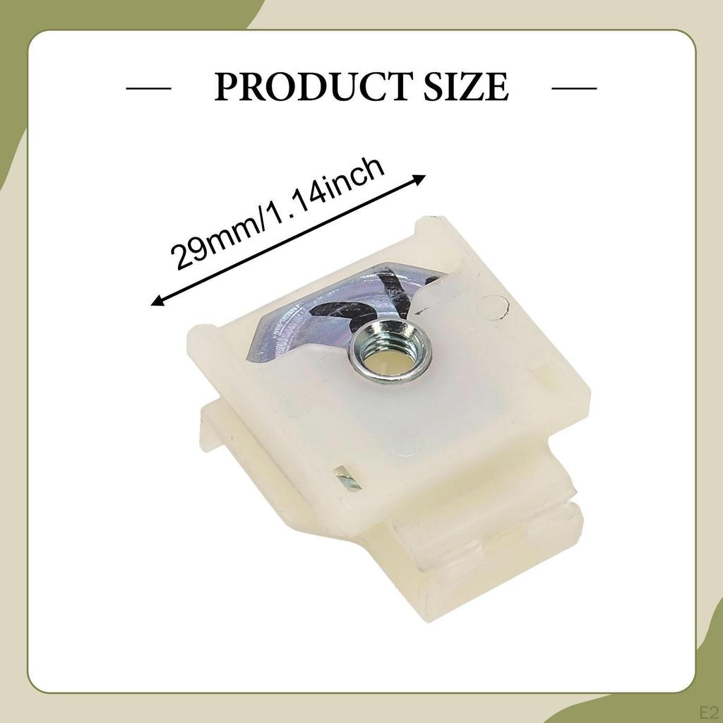 Door Window Glass Holder Connector Clamp High Reliability Spare Parts Fixing Clip Sash Clips for 5