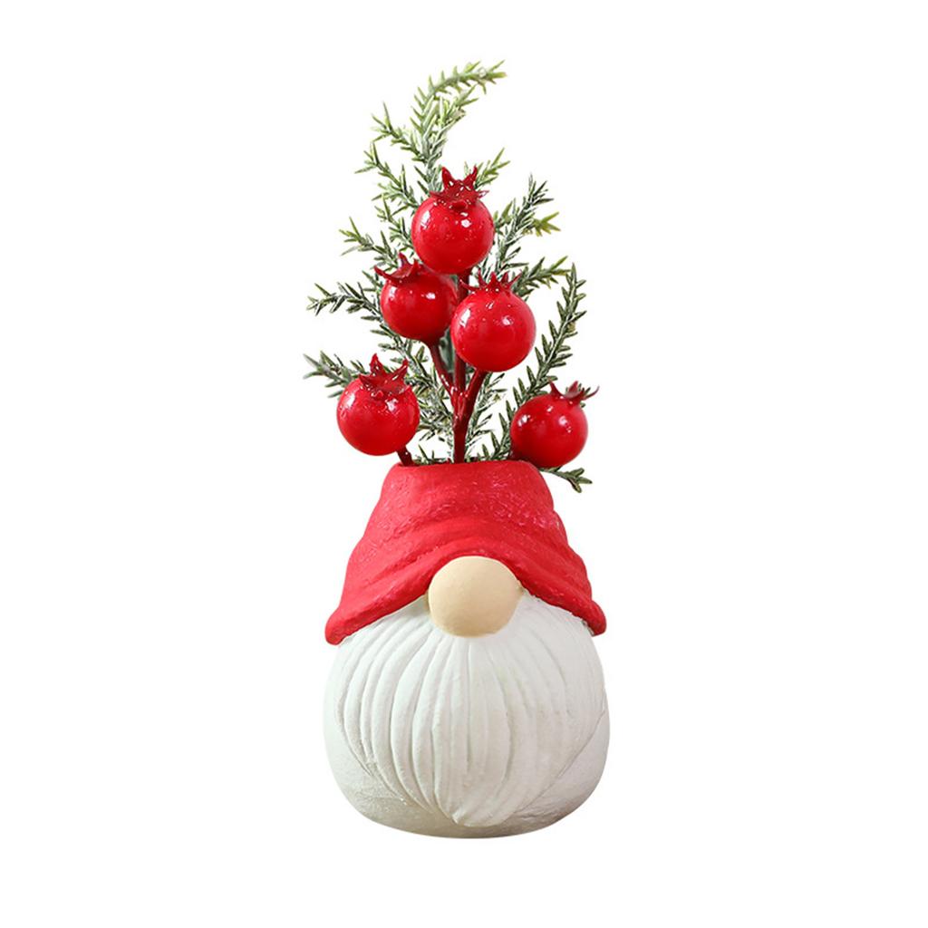 Resin Christmas Figurine, Christmas Dwarf Doll, Resin Christmas Decoration Piece