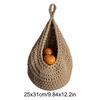 Cesto in Rattan da Parete Fioriera in Vimini Appesa Vaso Intrecciato in Rattan Cesti Cachepot Per Fiori Giardino Balcone Arredamento Casa