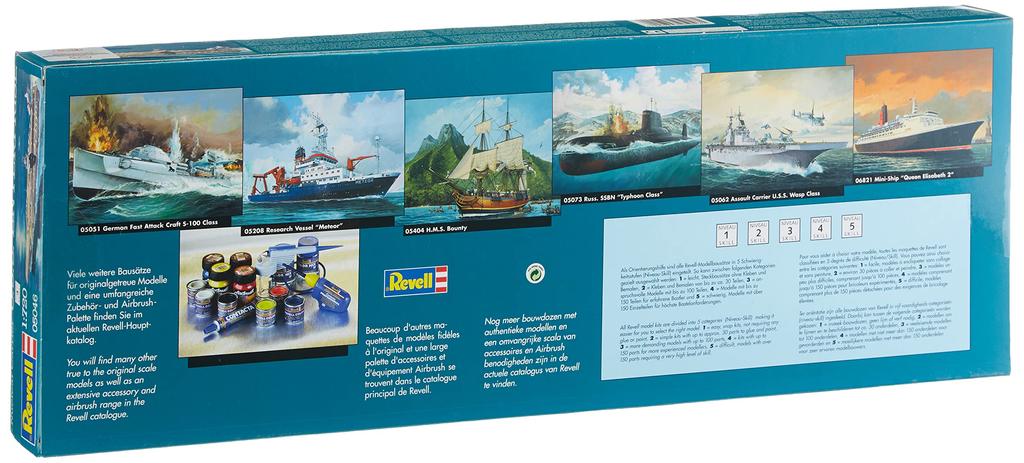 German Revell 1/720 Scale Nuclear Aircraft Carrier Enterprise 05046