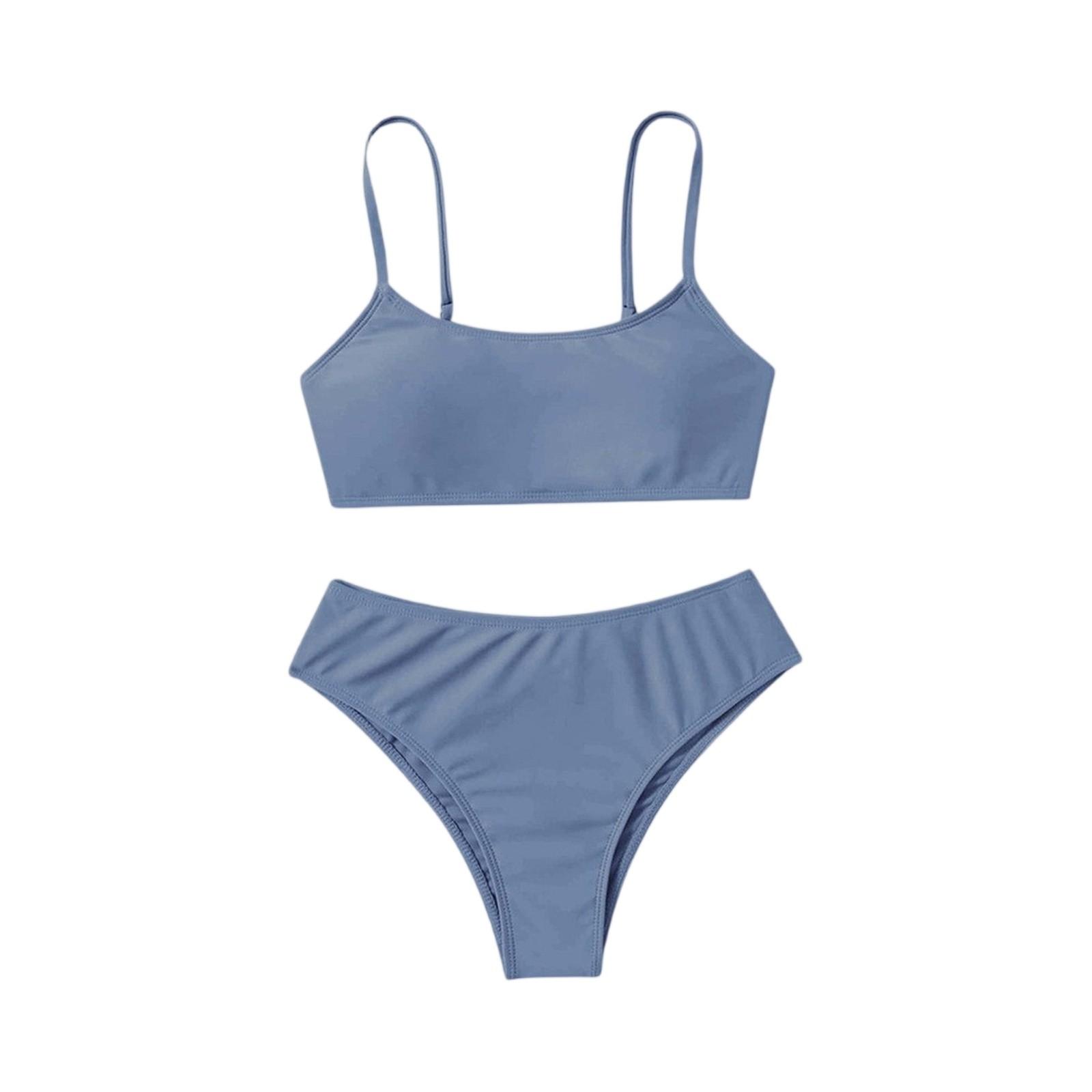 

Комплект купальника бикини для девочек - Подростковый раздельный купальник для детей старшего возраста 14