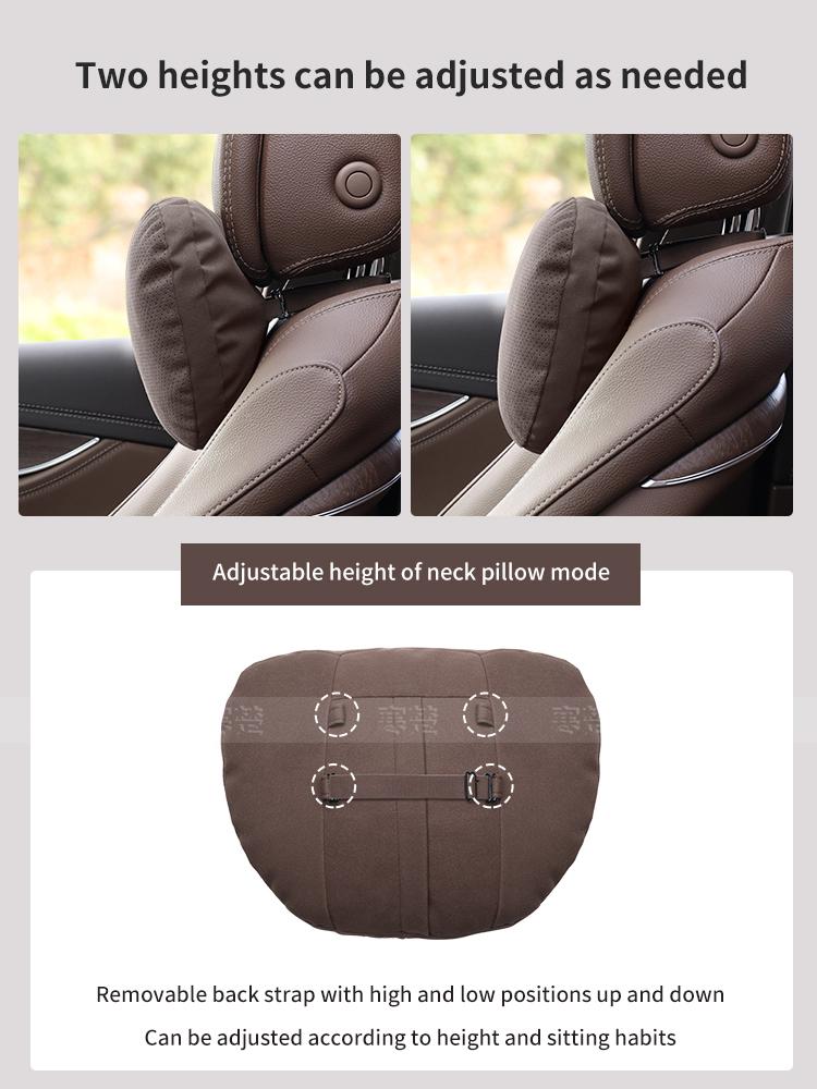 Car Headrest Neck Support Seat Lumbar Cushion Soft Neck Pillow Opel OPCline ASTRA CORSA INSIGNIA MOKKA VECTRA ZAFIRA GTC Tigra YU1