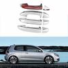Gloss Black Door Handle Accents for 2009-2012 VW Golf MK6