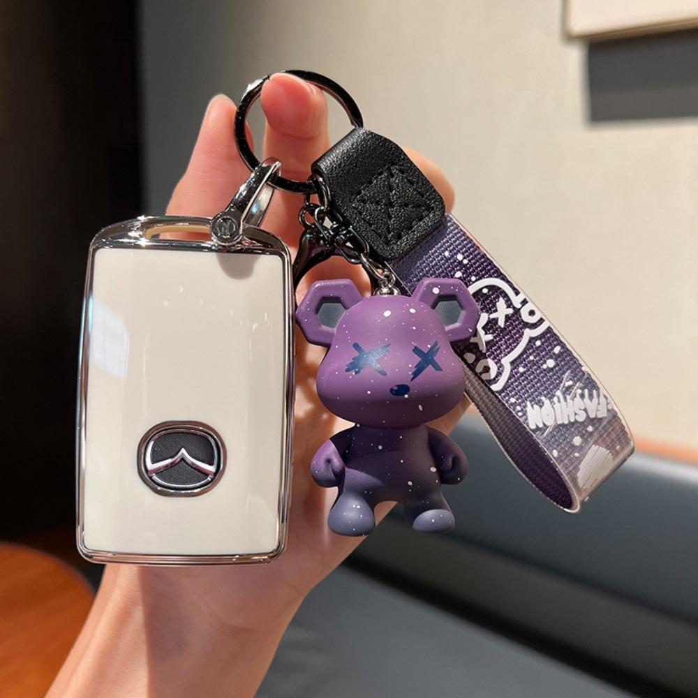Pro Mazda 3 pouzdro na klíče CX4 CX5 Ateza CX30 kryt na klíče kožený držák na klíčenku pro příslušenství automobilů Mazda