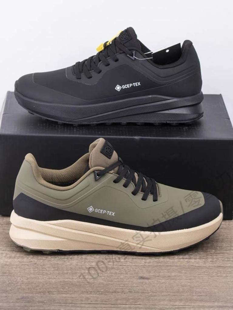 Fashion High Quality Casual Leather Trainers Men New Trendy Versatile Sneakers Thick-soled Male Hiking Shoes Luxury Brand Outdoor Shoes