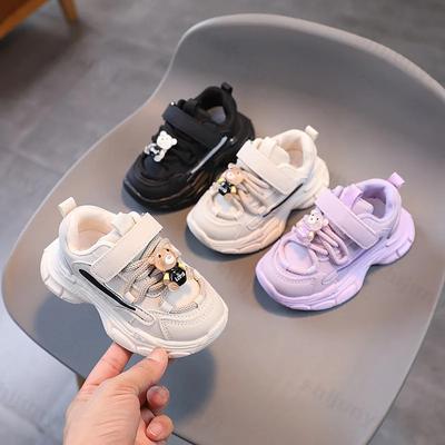 Fashion Childrens Sport Boys Girl Mesh Breathable Casual Running Shoes Kids Toddler Spring Autumn Flats Outdoor Soft Soles Sneakers