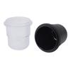 2pcs set Matte Finish Dosing Cup Thickened PC Material Coffee Dosing Mug  For Coffee Maker Machine