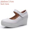 Small Plus Size 33-43 Genuine Leather Shoes Platform Wedges  Mary Janes Women Spring 2025 High Heels Pumps for Office Model