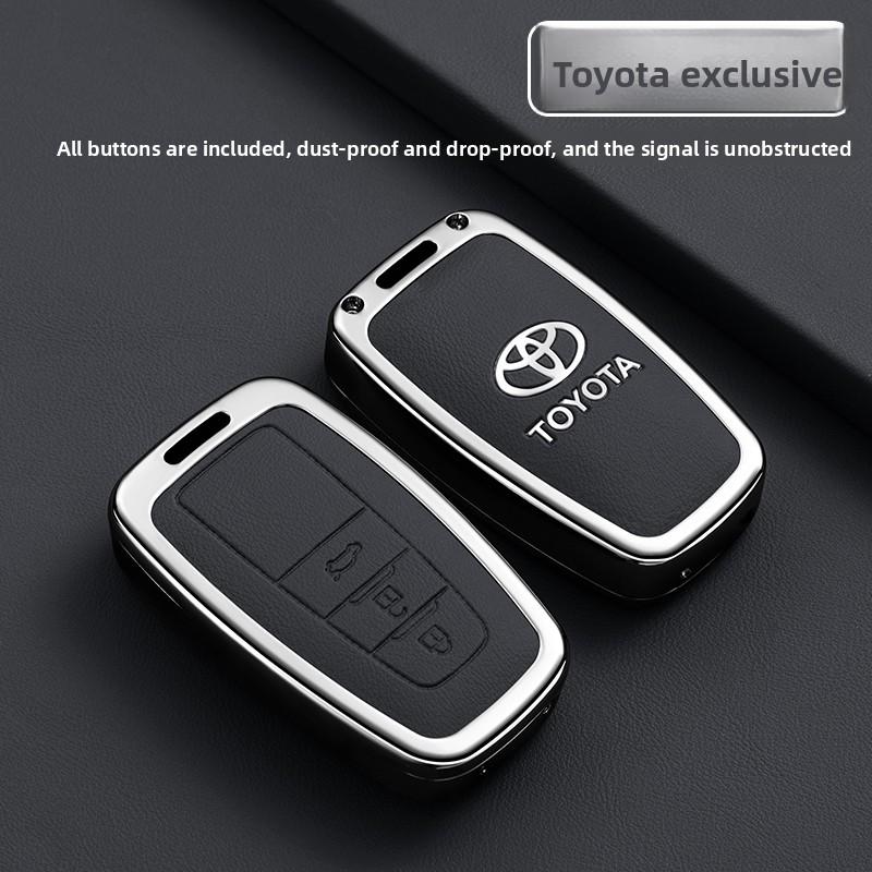 Compatible with Toyota key covers for Camry, Corolla, Avalon, RAV4, Highlander, Levin, CHR, and Velite