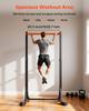 VEVOR Pull Up Bar, 150kg Capacity Portable Pullup Bar Station, Pullup Bars Free Standing with H-Frame Structure & Heavy-Duty Steel Tube