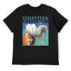 Lil Sebastian T-Shirt Street Wear Shirts Graphic Football T Shirt Plain White T Shirts Men