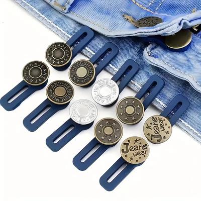 Jeans Waist Size Change Artifact Waist Expansion Button Waist Adjustment Extension Button Pants Small To Large Invisible No Tool
