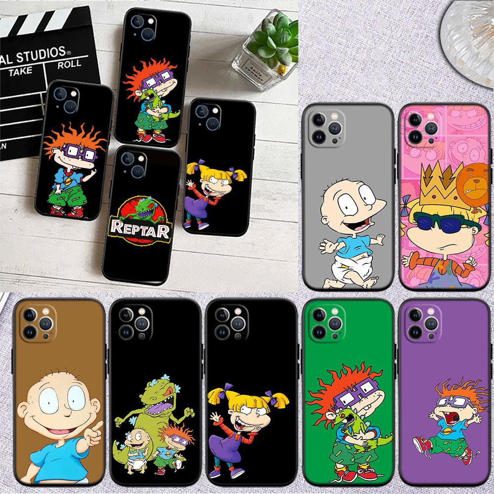 LO82 R-Rugrats Soft Shell Phone Case for Xiaomi Poco C40 C50 C51 C55 C65 C71 C75 F3 F5 F6 F7 M2 M3 Pro Ultra
