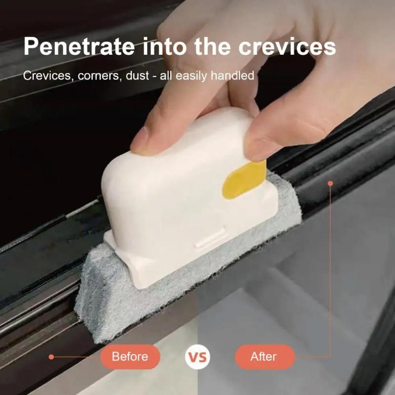 Gap Cleaning Brush Bathroom Crevice Brush Car Vent Cleaner Dual-ended Gap Brush Scraper Tool for Home Bathroom Cleaning Tool