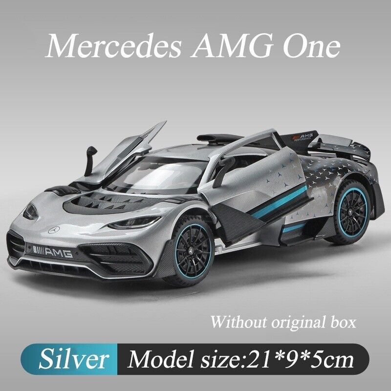 1/24 Scale BENZ AMG ONE Sports Car Models Alloy Diecast Toy Vehicle W/ Sound and Light